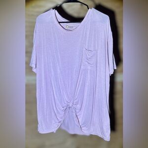 Zella - Tie Front Super Soft Short Sleeve